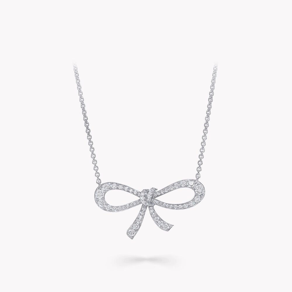 Tilda's Bow Mini Diamond Pendant